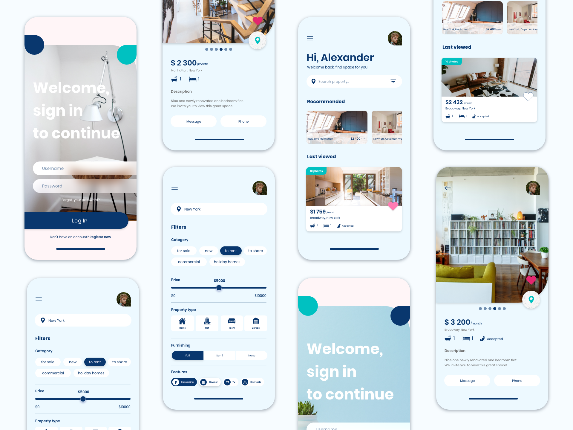 Renting space app concept by Alicja Kwiecińska on Dribbble