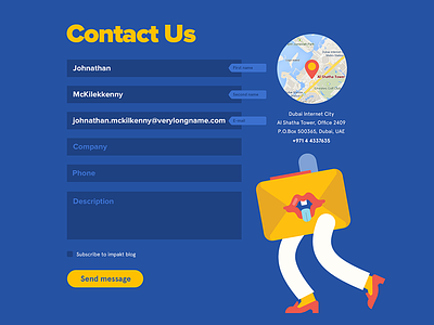 Contact form contact contact us envelop form illustration web