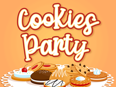 Cookies Party | Display script font