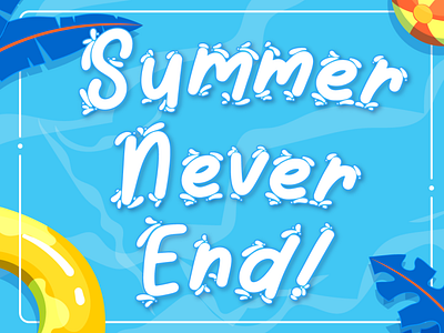 Summer Splash 3 branding design font handwriting handwritten holiday lettering summer typography