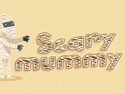 Hollow Mummy - Halloween Font