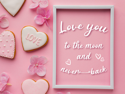 Pinky Sunday - Preview Font 3 bundle calligraphy children crafty cupid design diplay easter font handwritten headline heart logo love quotes script silohuette valentine valentine day whimsical