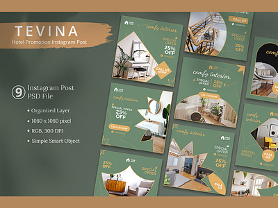 Tevina - Hotel Instgaram Post business