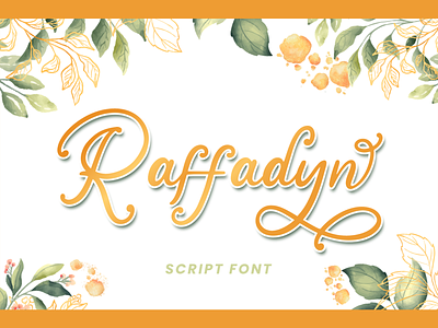 Raffadyn - Wedding Font branding card design font handwriting handwritten illustration lettering logo typography