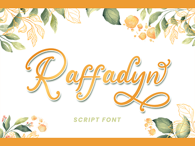 Raffadyn - Wedding Font