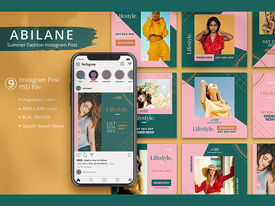 Abilane - Fashion Instagram Post business