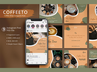 Coffeeto - Coffee Shop Instagram Post