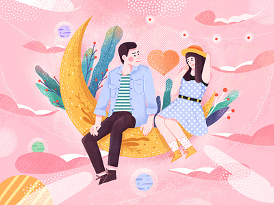 Valentine's Day illustration illustrations