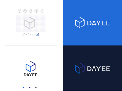 Dayee Logo app illustration linear icons logo technology logo ui