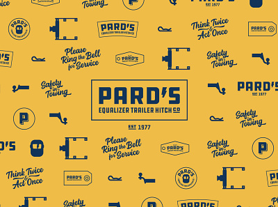Pard's Pattern art direction branding graphic elements pattern