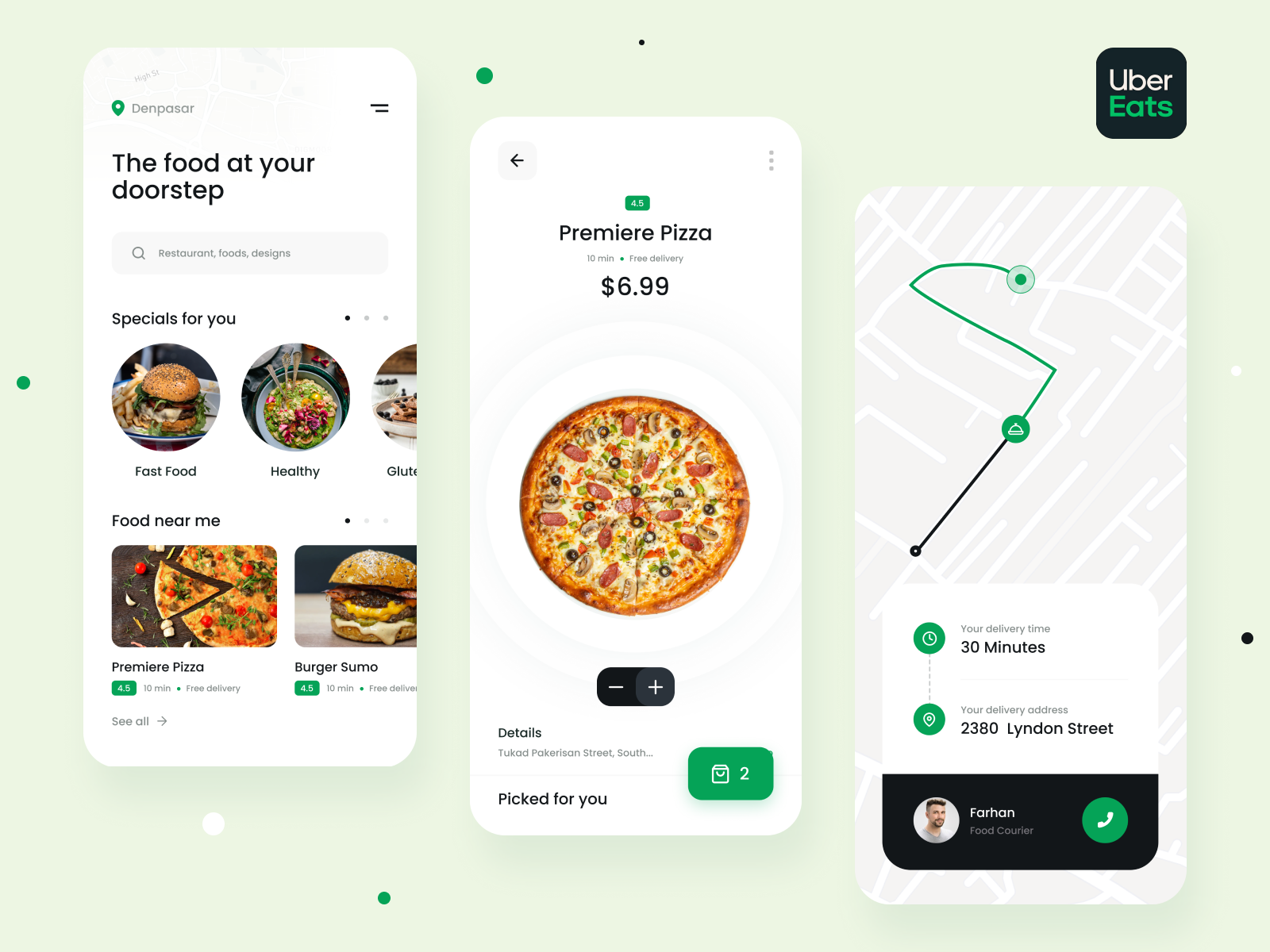 Uber Eats Delivery App Redesign by Wikistudio on Dribbble