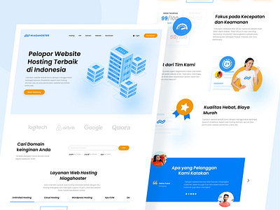 Niagahoster Redesign - Hosting Service Landing Page Design