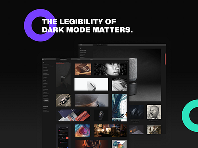 the legibility of dark mode (WIP)