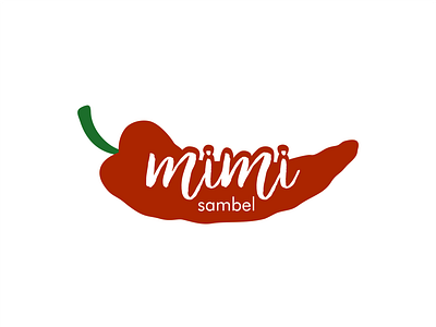 Logo of "Mimi" Chili Sauce chili chililogo chilisauce design design logo designconcept illustration logo logo design logoidea