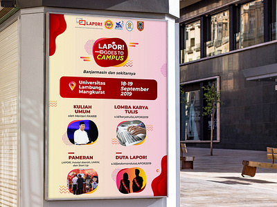LAPOR!  Goes To Campus Poster