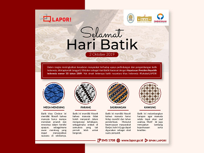 Indonesian Batik Day batik brand content content creation content design design social media design socialmedia vector