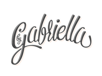 Vectorized Logo Lettering (looking for feedback!) vector logo letter script pen brush white black lettering
