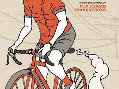 DVD Artwork april bike documentary drawing dvd illustration movie race texture