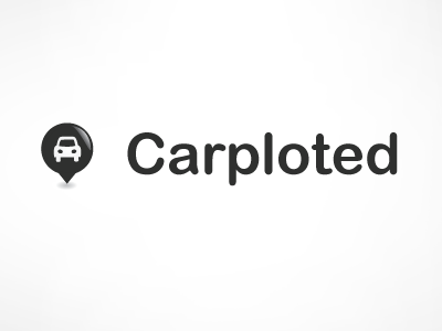 Carploted logo car grey logo