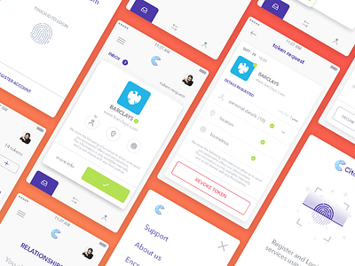 Citizen Mobile iOS App biometrics citizen encryption fingerprint gdpr privacy security touchid ux ui design