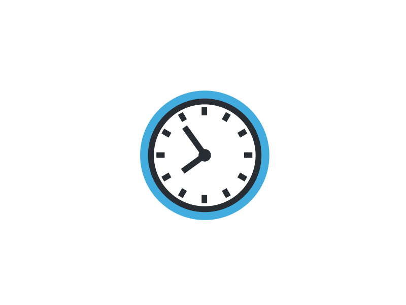 Promptness illustration animation clock design illustration motion promptness