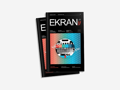 EKRANY magazine redesign editorial editorial design editorial illustration layout magazine magazine cover magazine redesign redesign