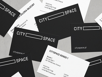 City Space / Branding black and white branding corporate identity design idea logo logo design minimal typography