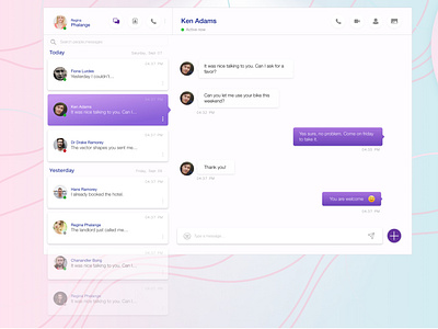 Direct Messaging app - Daily UI 013