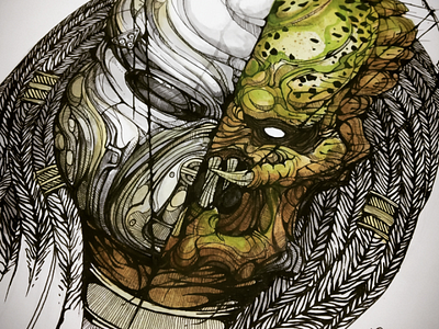The Predator illustration artwork art