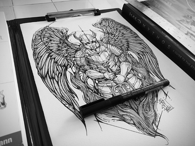 Guardian angel illustration artwork art