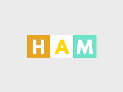 HAM logo mark logo