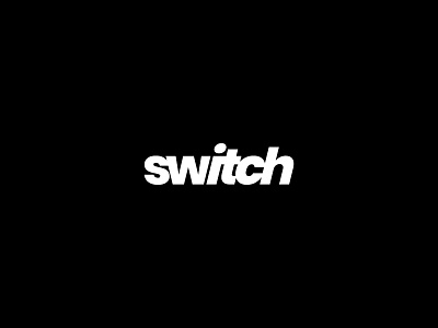 Switch design logo logotype minimalist smart switch
