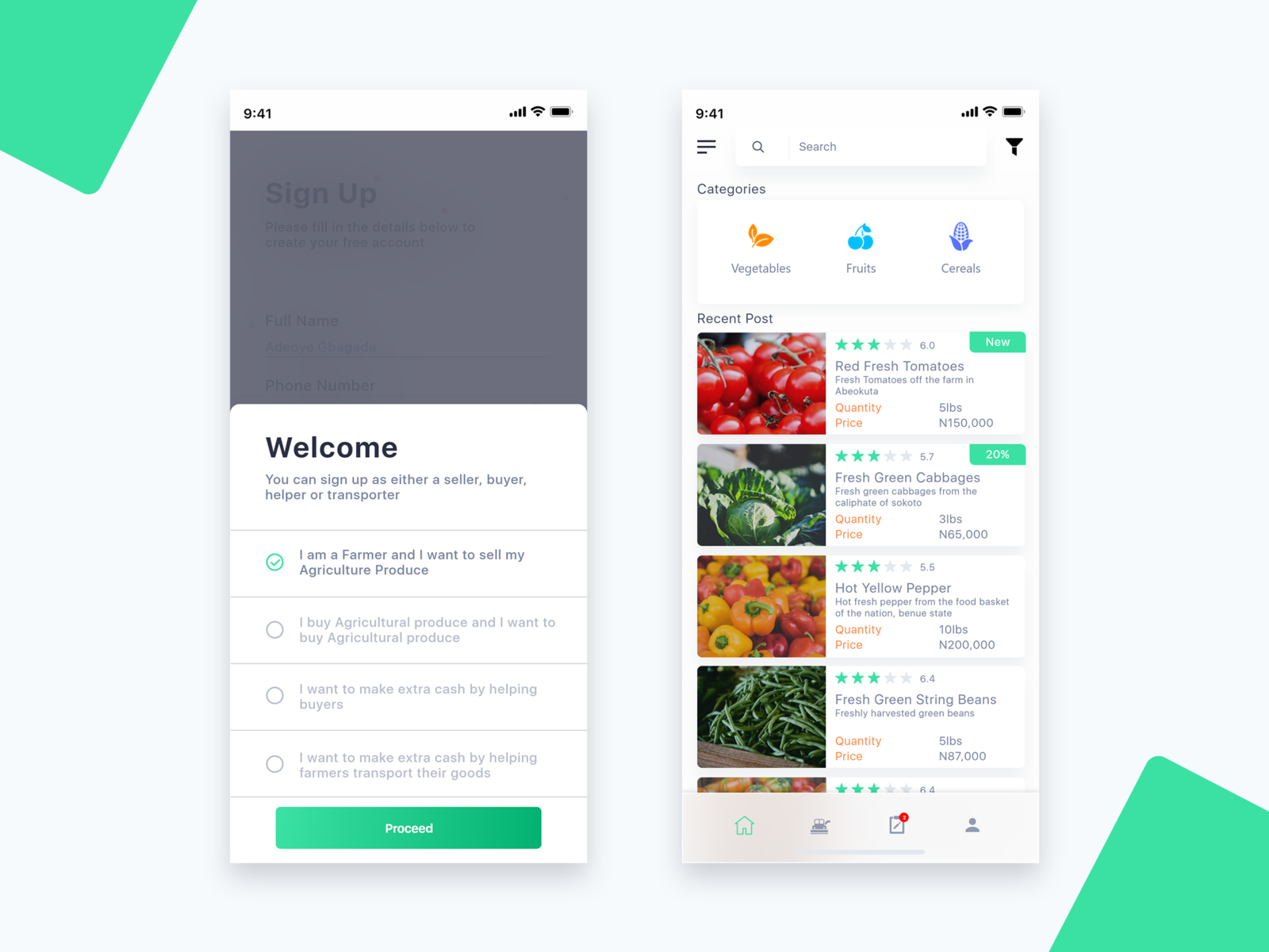 AgroShop by Ademola Gbadamosi on Dribbble