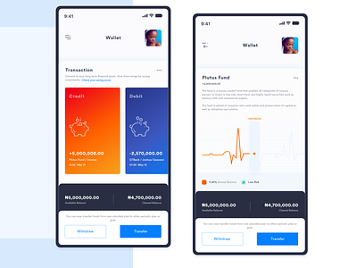 Wallet App app branding clean design dribbble ios minimal online ui ux wallet wallet app