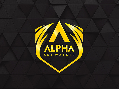 Alpha Sky Walker eagle gold logo military rope access