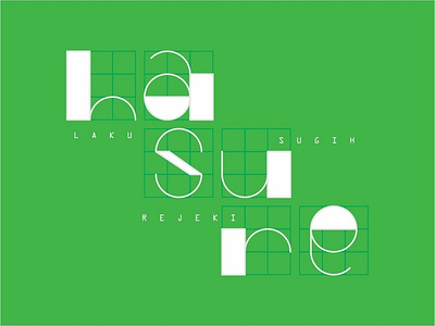 Lasure aesthetically bold brand construction green grid logo love simple typeface visual identity visual identity