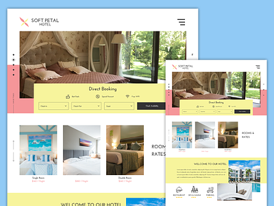 Hotel Soft Patel accomodation banner design hotel hotel booking hotel website muted colors photoshop relax soft soft patel uidesign vector webdesignagency webdesigner website design