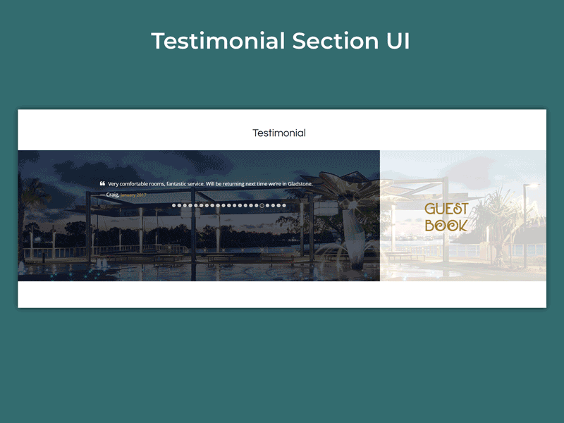 Testsimonial Section design clients happy client photoshop review testimonial uidesign vector webdesignagency webdesigner website website design