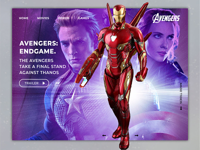 Avengers lovers: Homepage banner avengers banner captain marvel captainamerica design designer endgame graphicdesign home page homepage ironman webdesign website websitedesignagency