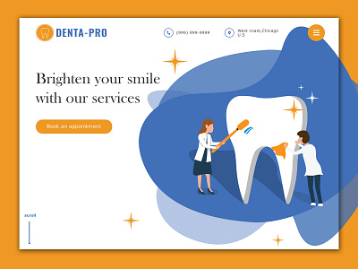 Home Page: Banner Design - Dental website