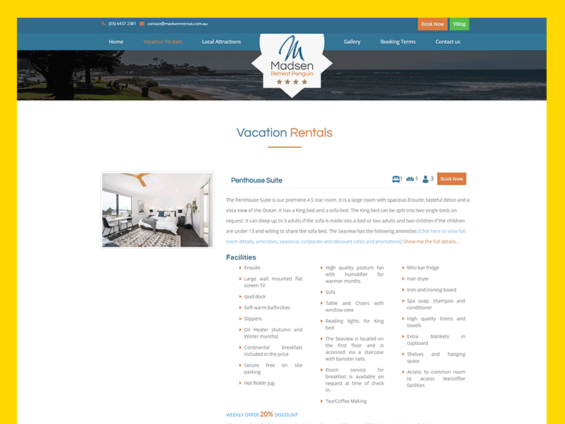 Hotel Website Design accommodation call to action css3 hotel website hotels html motels psd design ui uidesign web desgin website design