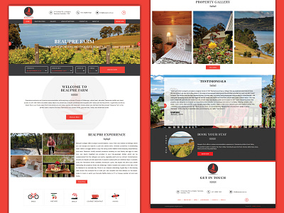 Luxurious FARM- Beautiful Customized WordPress Website design creative design hotel website photoshop webdesign webdesignagency webdesigner website website design wordpress wordpress development