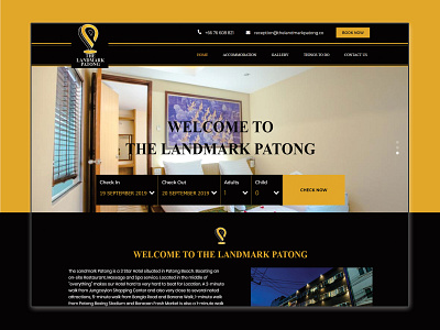 Stunning Hotel Website creative design hotel hotel website responsive seo friendly thailand uidesign uidesigns webdesignagency webdesigner website website design wordpress