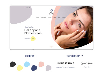 Beautiful Skin clinic website Design