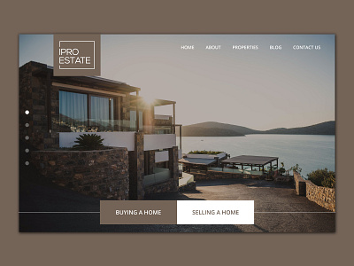 Eye-catching Real estate Web Design!