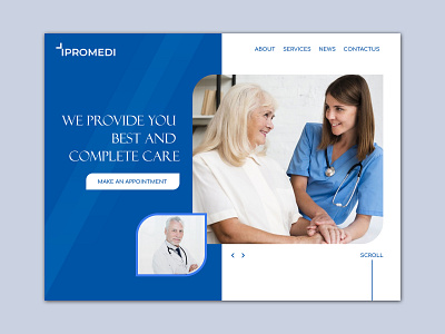 Medical Web UI banner design dental doctors healthcare logo medical photoshop skincare ui uidesign ux webdesignagency webdesigner website design