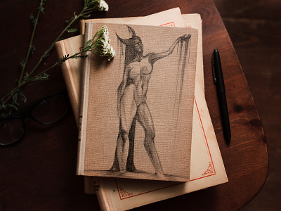 Picture in free time god handmade illustrations woman