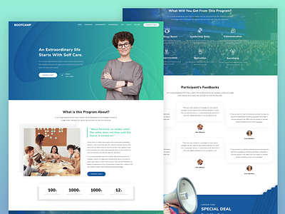 Bootcamp - A premium landing page template