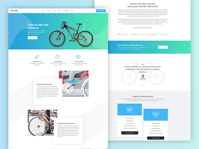 Smarty - A premium landing page template clean creative creative landing page homepage landing page one page template product template responsive single page template startup template wordpress