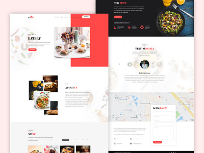 Eatery -  A premium landing page template